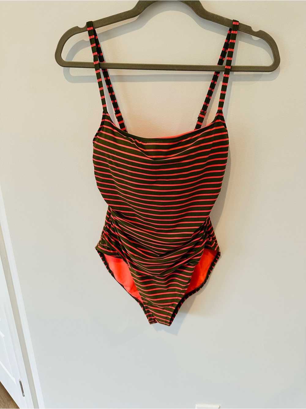 La Blanca Island Goddess Striped One-Piece Swimsuit